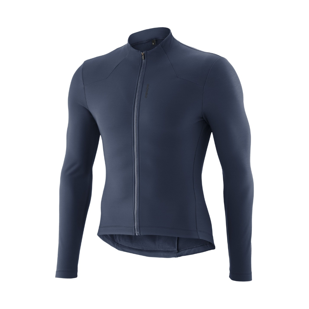 GONSO Sitivo Thermal Fietsshirt Lange Mouwen Blauw Heren