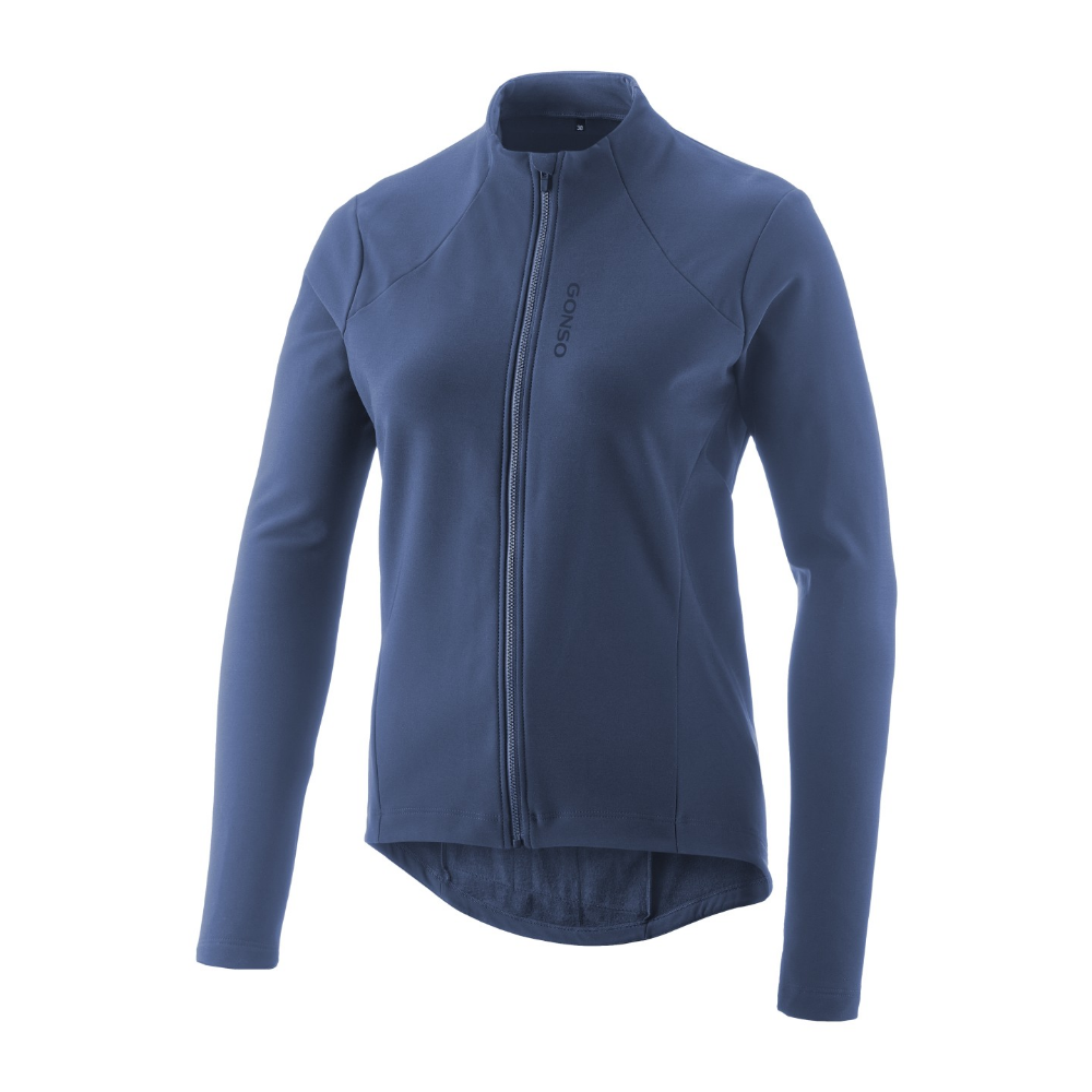 GONSO Sitivo Thermal Fietsshirt Lange Mouwen Blauw Dames