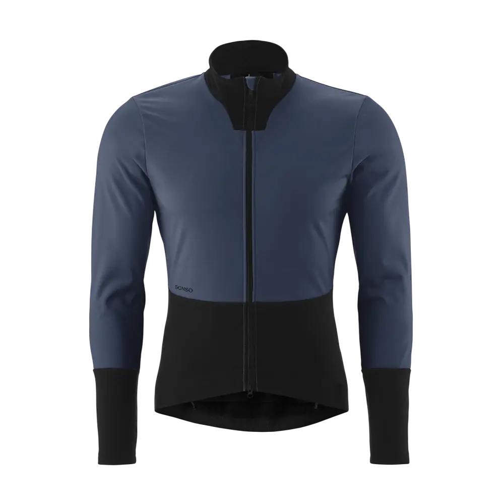 GONSO Road Softshell Light Fietsjack Blauw/Zwart Heren