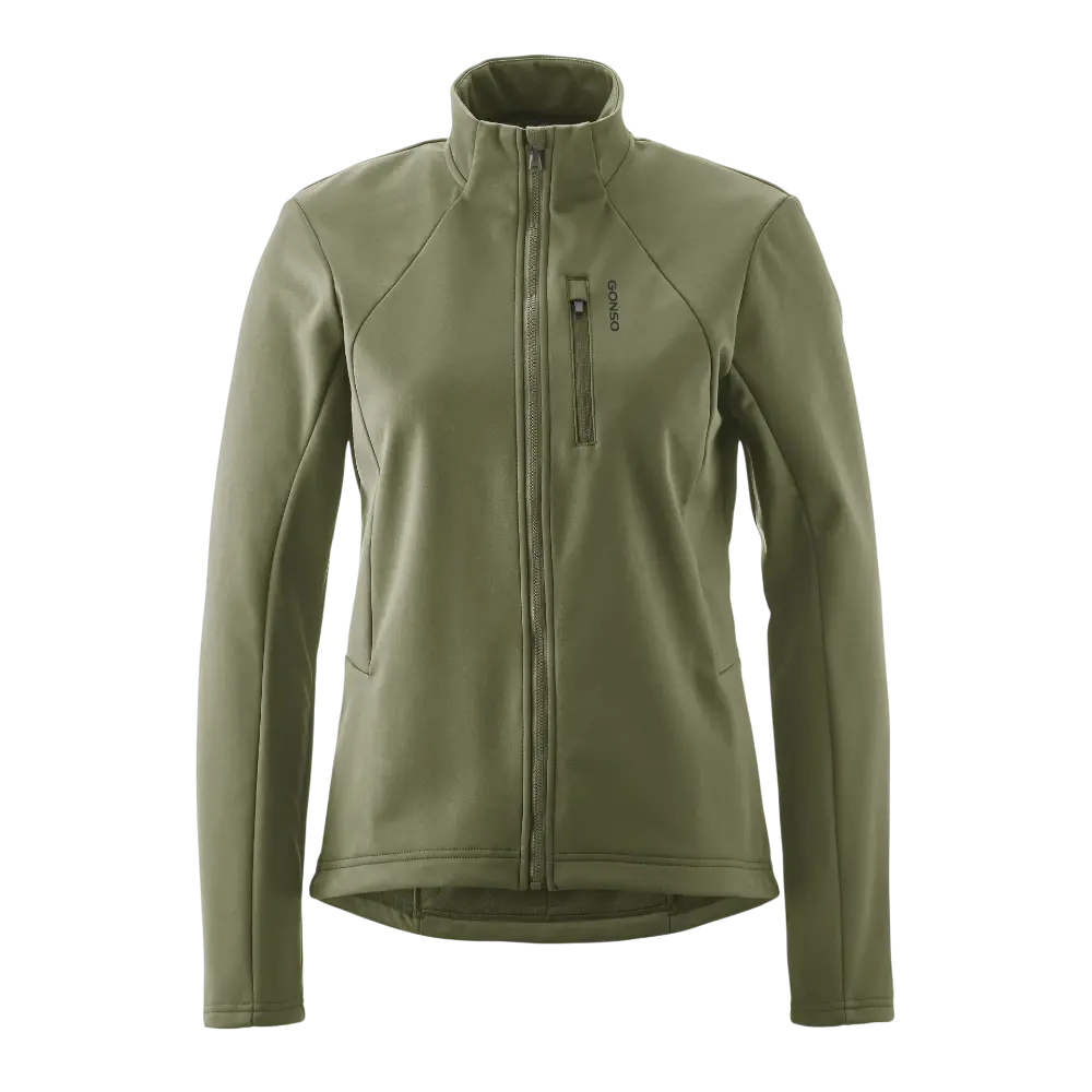 GONSO Adventure Softshell Jack Groen Dames