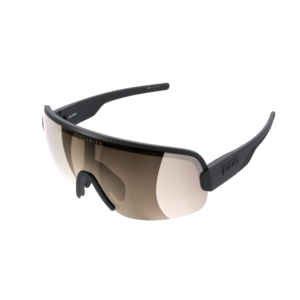 POC Aim Sport Zonnebril Zwart met Brown/Silver Mirror Lens