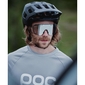 POC Devour Sport Zonnebril Zwart met Brown/Silver Mirror Lens