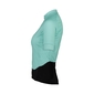 POC Essential Road Logo Fietsshirt Korte Mouwen Fluo Lichtgroen/Groen Dame