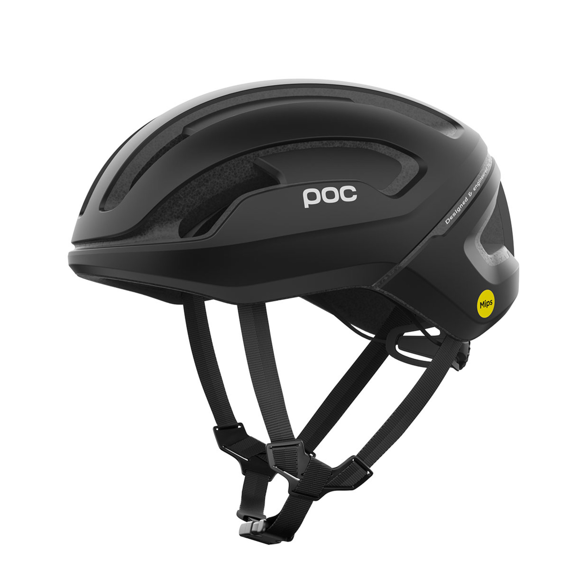 POC Omne Air MIPS Race Fietshelm Zwart/Wit