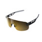 POC Elicit Sport Zonnebril Zwart met Violet/Gold Mirror Lens