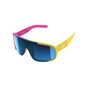 POC Aspire Mid Sport Zonnebril Geel/Roze met Clarity Define Spektris Azure