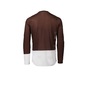 POC Pure MTB Fietsshirt Lange Mouwen Donkerbruin/Wit Heren