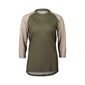 POC Pure MTB Fietsshirt Driekwart Donkergroen/Beige Dames
