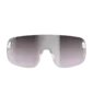 POC Elicit Sport Zonnebril Wit met Violet/Silver Mirror Lens