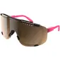 POC Devour Sport Zonnebril Roze/Zwart met Clarity Brown Mirror Lens