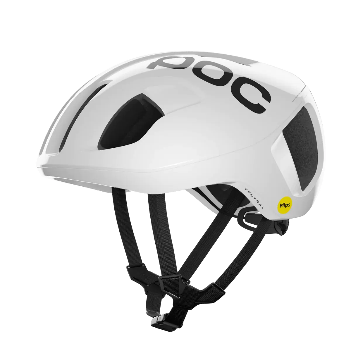 POC Ventral MIPS Race Fietshelm Wit