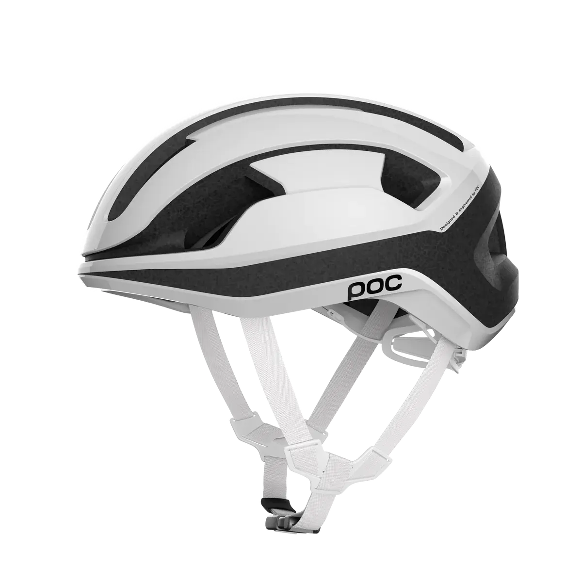 POC Omne Lite Wide Fit Race Fietshelm Wit