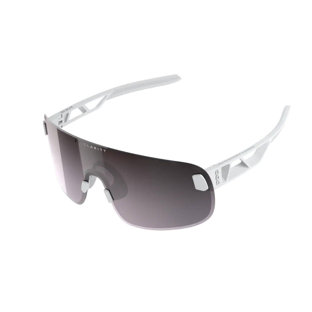 POC Elicit Sport Zonnebril Wit met Road Lens Zilver