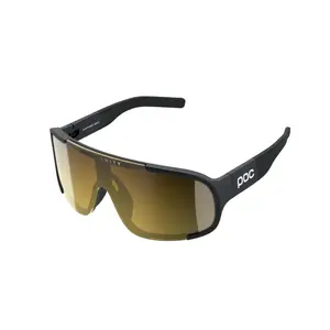 POC Aspire Mid Sport Zonnebril Zwart met Road Lens Goud