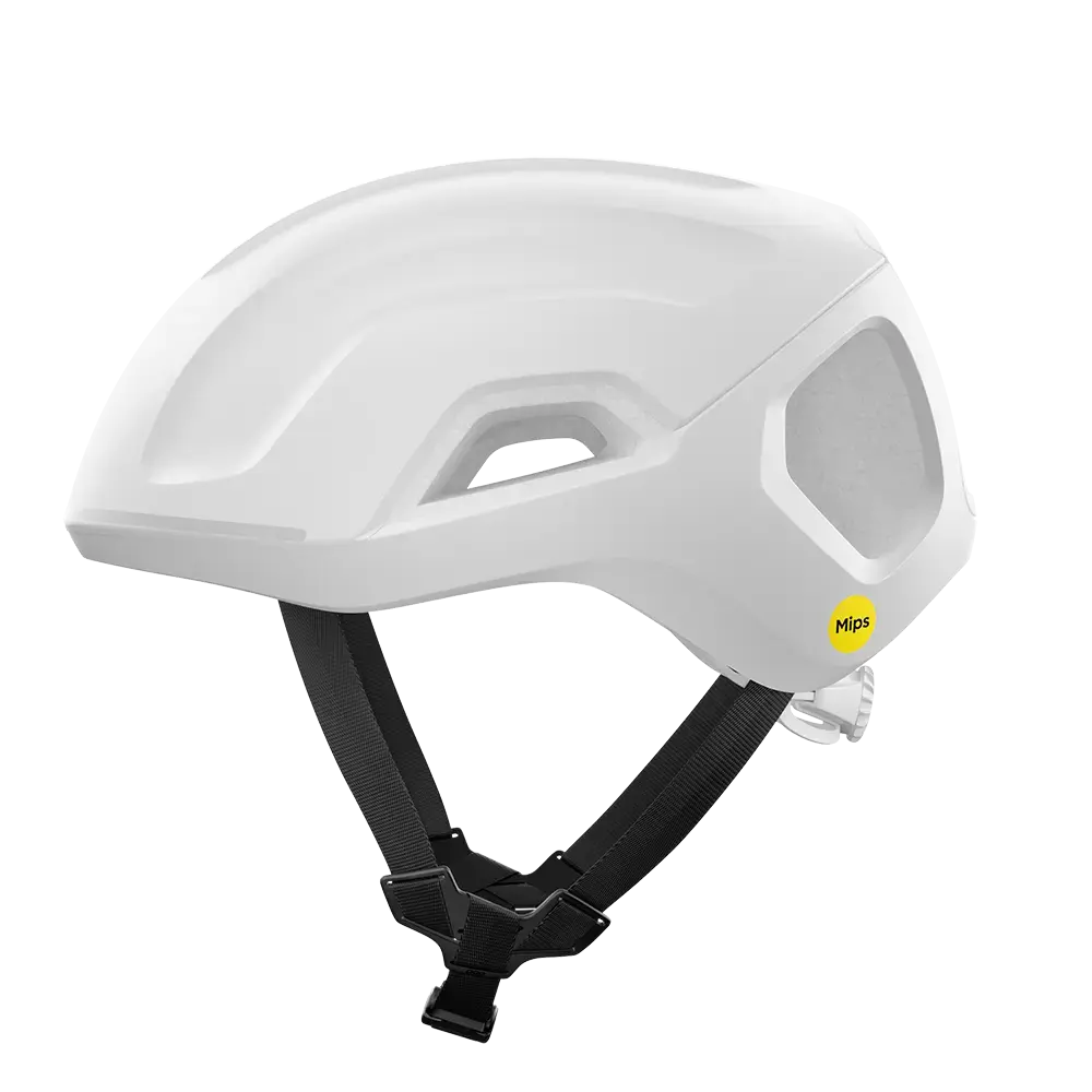 POC Ventral Tempus MIPS Race Fietshelm Mat Wit