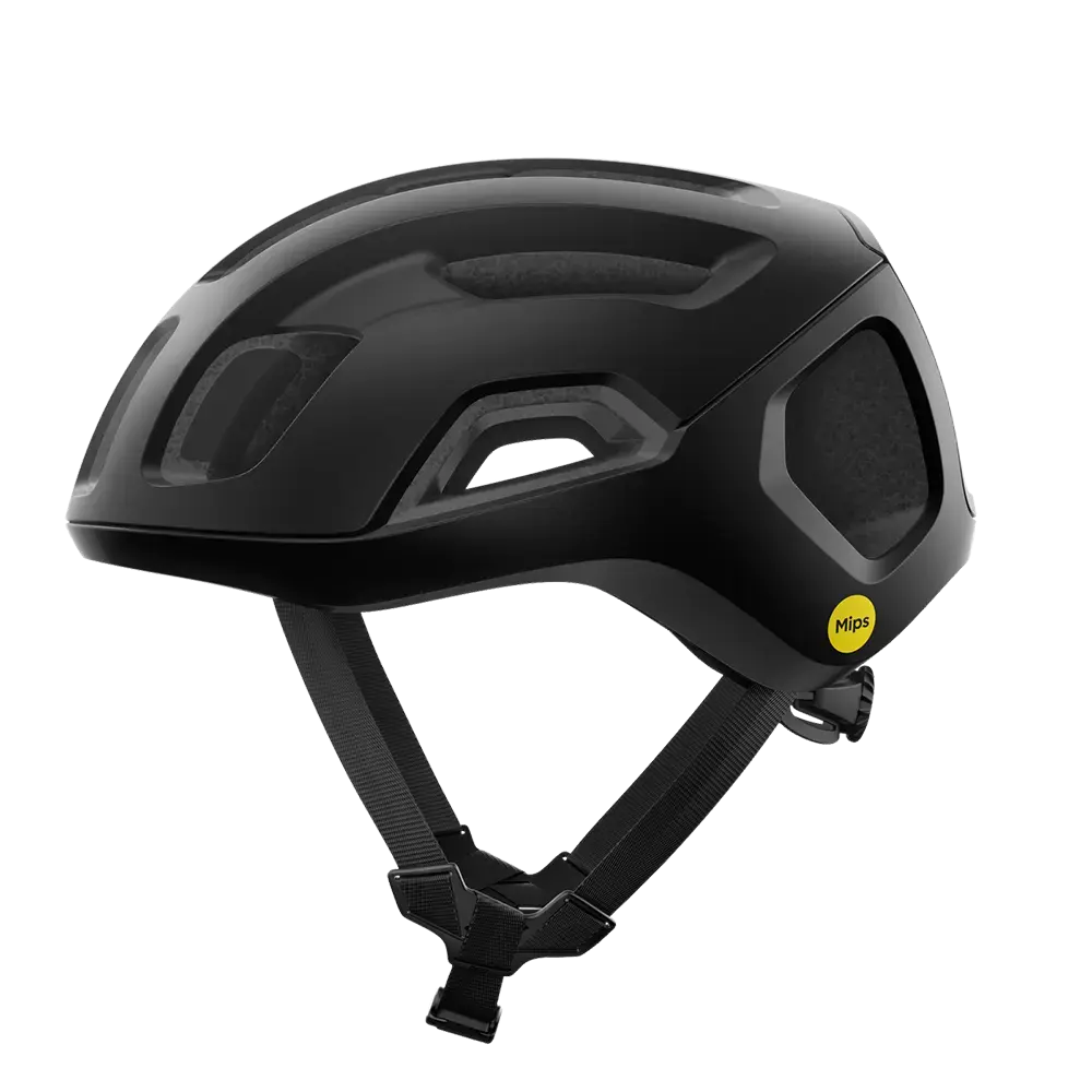 POC Ventral Air MIPS Race Fietshelm Mat Zwart/Zwart