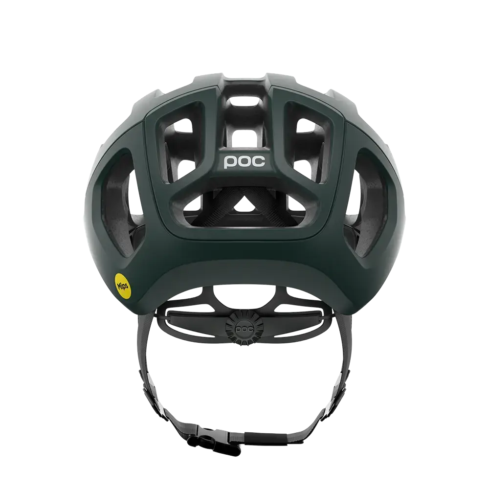 POC Ventral Air MIPS Race Fietshelm Mat Groen/Zwart