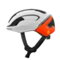 POC Omne Beacon MIPS Race Fietshelm Mat Wit/Fluo Oranje