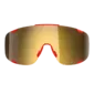 POC Devour Sport Zonnebril Rood met Road Lens Goud