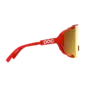POC Devour Sport Zonnebril Rood met Road Lens Goud