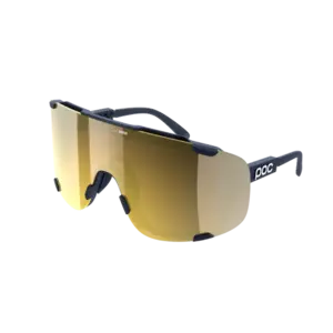 POC Devour Sport Zonnebril Navy met Road Lens Goud