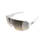 POC Aim Sport Zonnebril Wit met Trail Lens Zilver