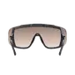 POC Devour + Sport Zonnebril Zwart met Trail Lens Partly Sunny Silver