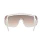 POC Devour + Sport Zonnebril Wit met Trail Lens Partly Sunny Silver