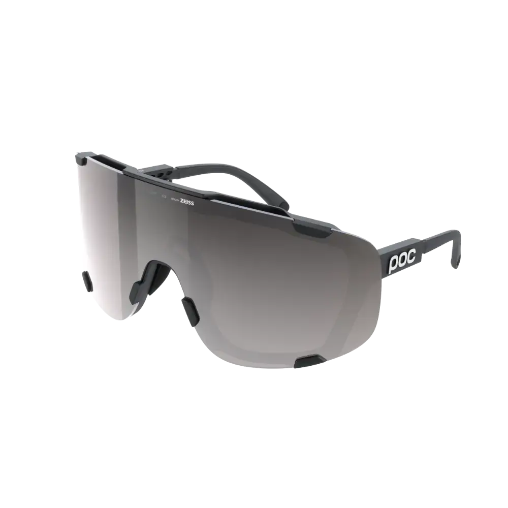 POC Devour + Sport Zonnebril Zwart met Road Lens Zilver