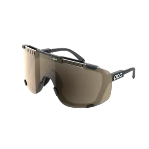 POC Devour WF + Sport Zonnebril Zwart met Trail Lens Partly Sunny Silver