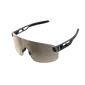 POC Elicit + Sport Zonnebril Zwart met Trail Lens Partly Sunny Silver