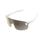 POC Elicit + Sport Zonnebril Wit met Trail Lens Partly Sunny Silver
