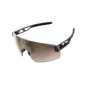 POC Elicit Toric Sport Zonnebril Zwart met Trail Lens Partly Sunny Silver