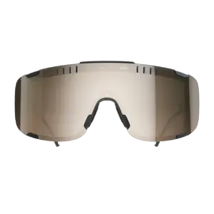 POC Devour Mid + Sport Zonnebril Zwart met Trail Lens Sunny Silver