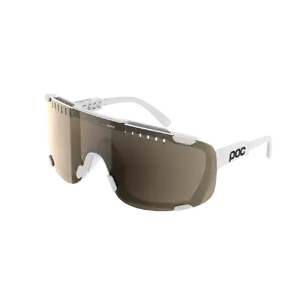 POC Devour Mid Sport Zonnebril Wit met Trail Lens Partly Sunny Silver