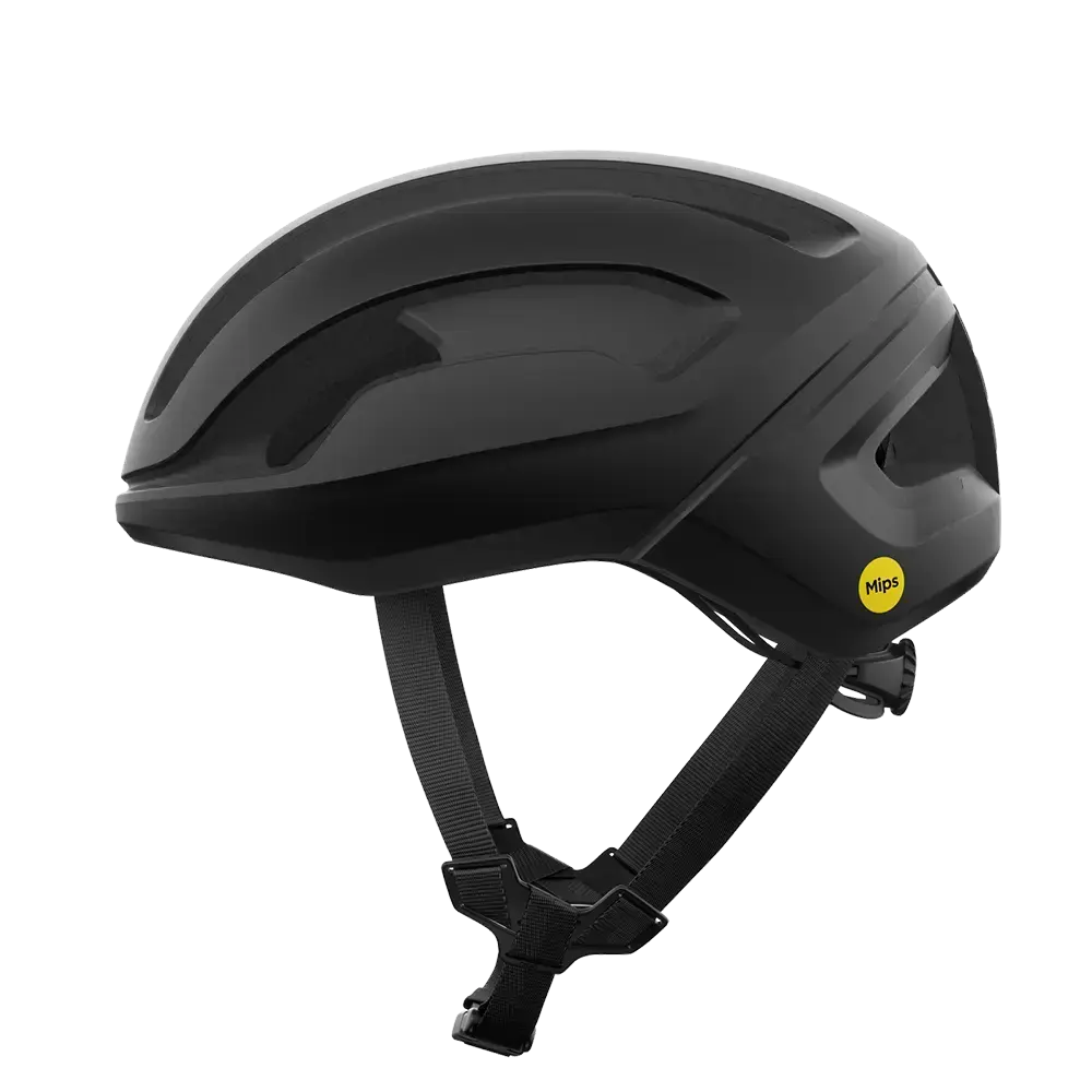 POC Omne Air Wide Fit MIPS Logo Race Fietshelm Zwart/Wit
