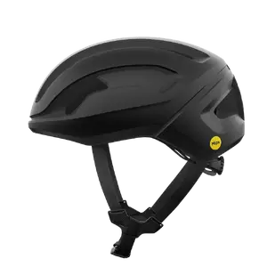 POC Omne Air Wide Fit MIPS Logo Race Fietshelm Zwart/Wit