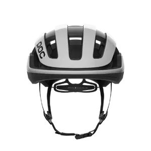 POC Omne Lite Wide Fit Race Fietshelm Wit/Mat Zwart