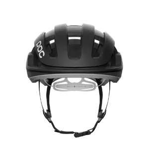 POC Omne Lite Wide Fit Race Fietshelm Mat Zwart/Wit