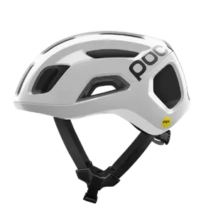 POC Ventral Air MIPS Logo Race Fietshelm Wit/Mat Zwart