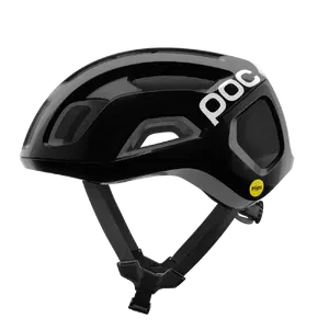 POC Ventral Air Logo MIPS Race Fietshelm Mat Zwart/Wit