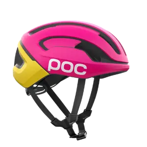 POC Omne Air MIPS Race Fietshelm Roze/Geel