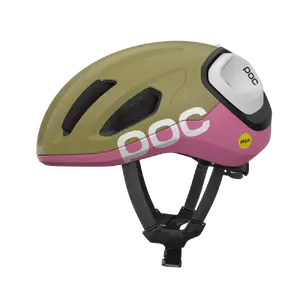 POC Amidal Race Fietshelm Groen/Roze