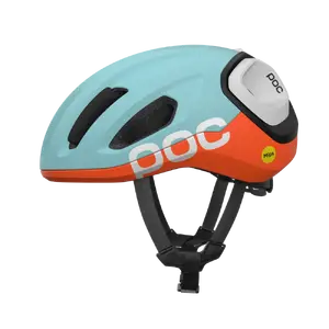 POC Amidal Race Fietshelm Lichtblauw/Oranje