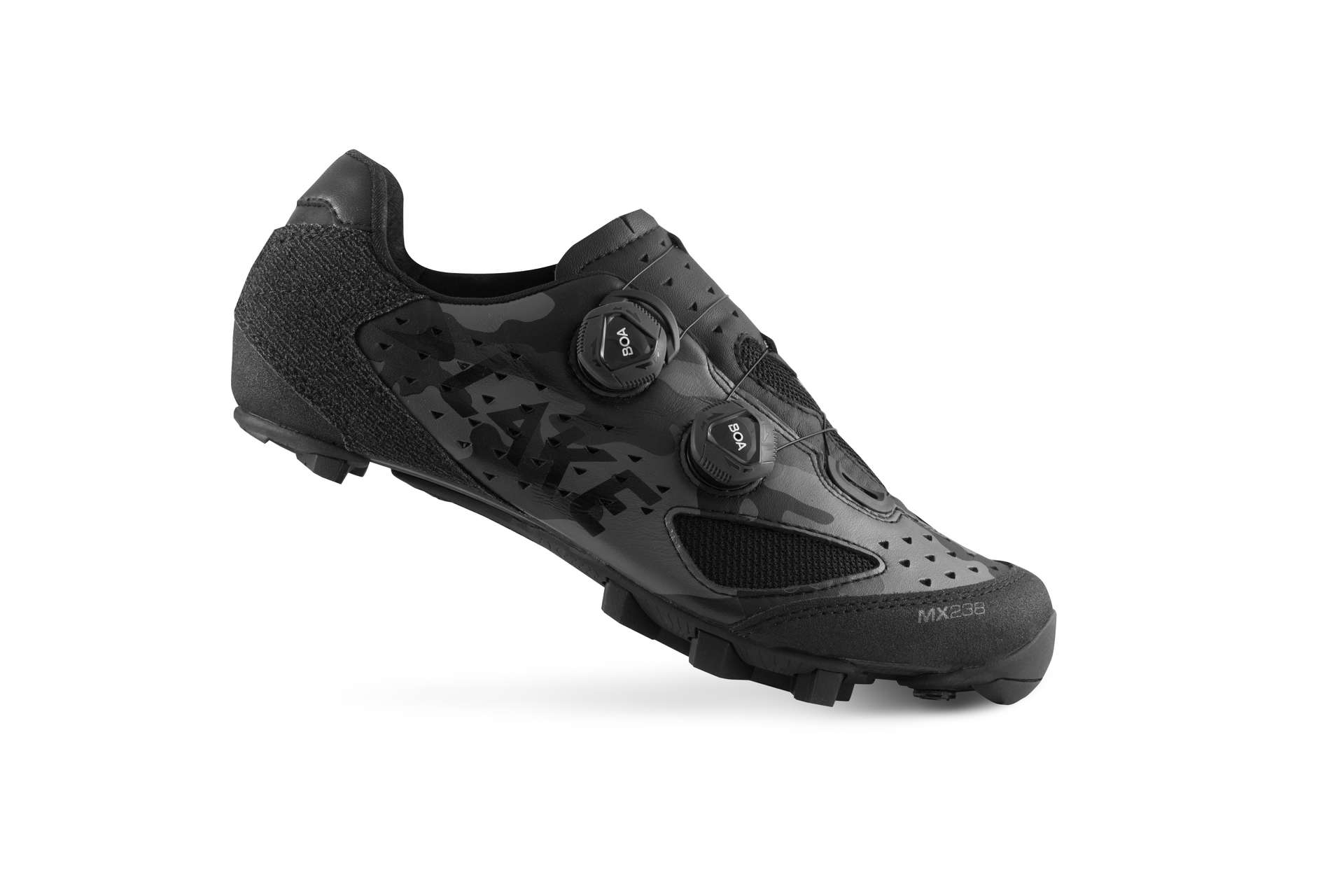 Lake MX238 Wide Mountainbikeschoenen Zwart/Camouflage Heren