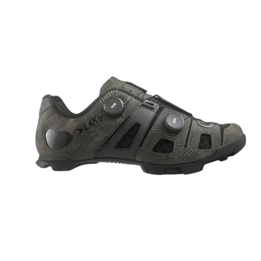 LAKE MX242 Mountainbikeschoenen Camo/Zwart Heren