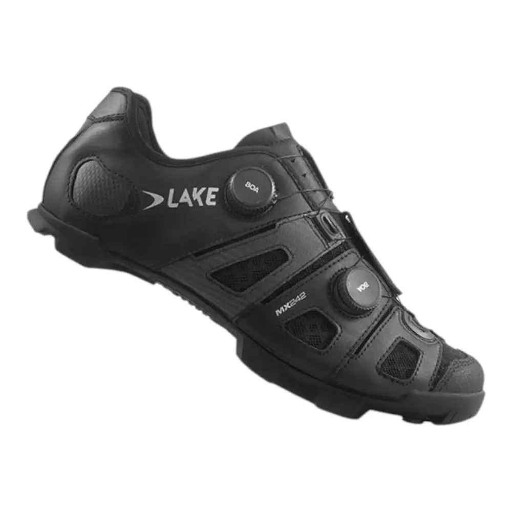 LAKE MX242 Mountainbikeschoenen Zwart/Zilver Heren