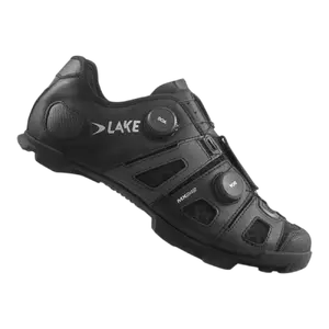 Lake MX242 Wide Mountainbikeschoenen Zwart/Zilver Heren