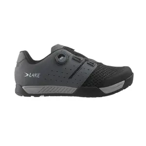 LAKE MX201 Wide Mountainbikeschoenen Grijs/Zwart Heren