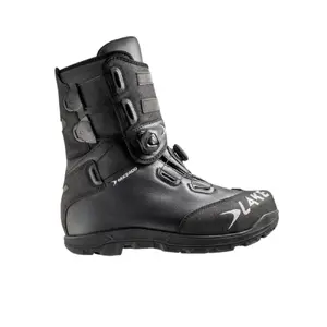 LAKE MXZ400 Wide Mountainbikeschoenen Zwart/Zilver Heren